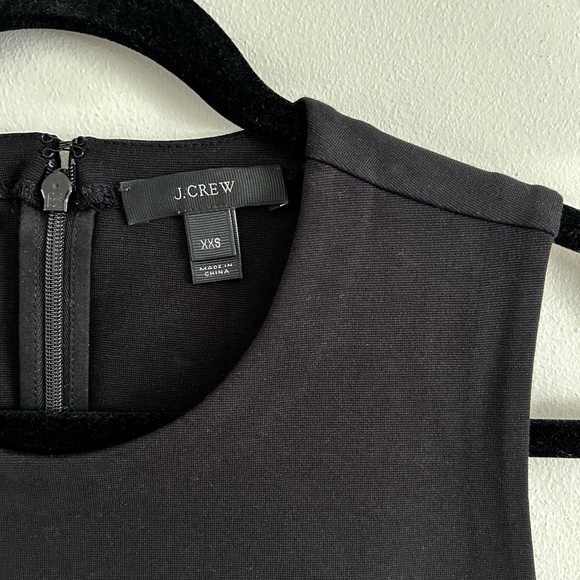 J. Crew Black Fringe Hem Tank Top Fitted Size XXS - Picture 2 of 11